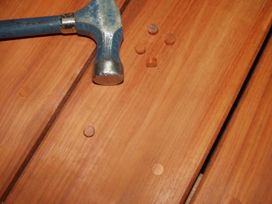 Planche de terrasse padouk - B-fix - 21 x 140 x 3650 mm