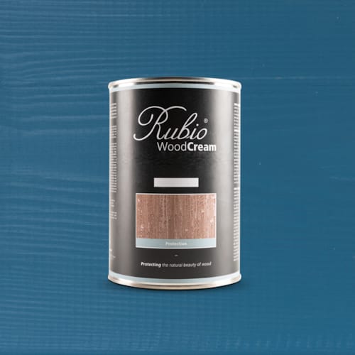 Rubio WoodCream Protection Extérieure Aurora Blue   - 1 L