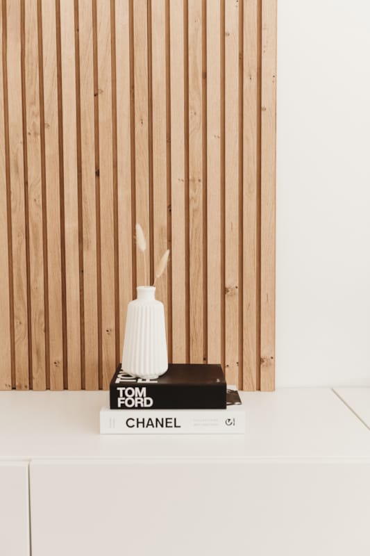 Panneau mural Maestro Latt Pepper Oak avec 7 lattes Pepper Oak - 20 x 300 x 2770 mm