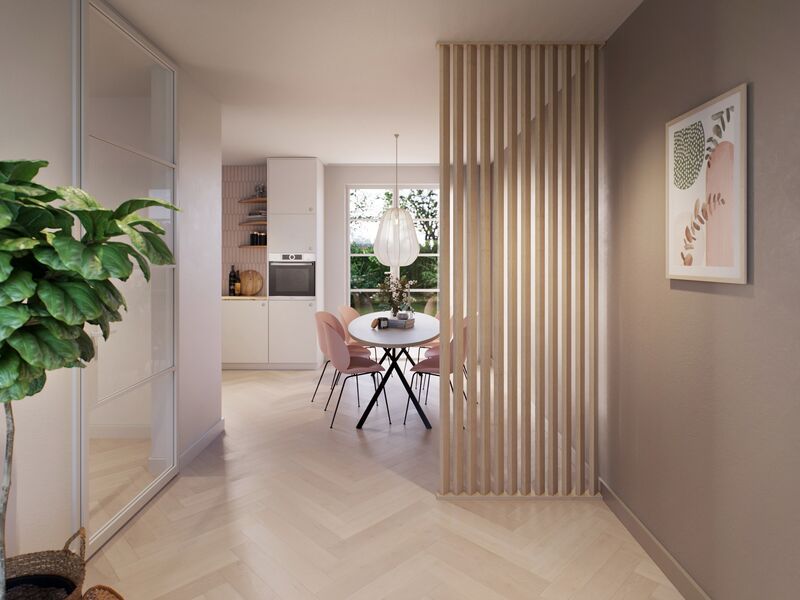 CanDo roomdivider profils sol et plafond 45° pour cloison - Chêne nature - 1000 mm