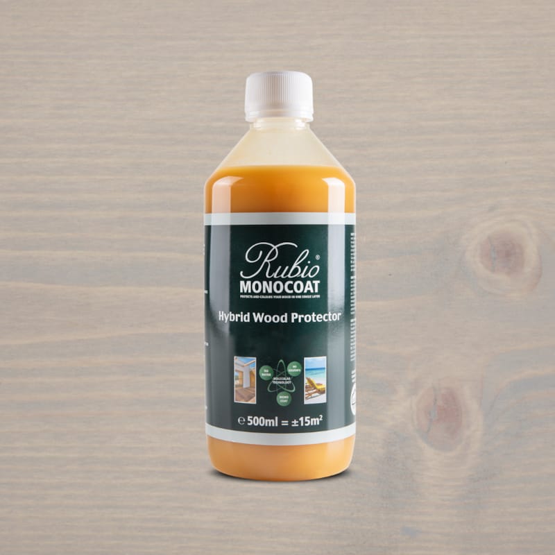 Rubio Monocoat Hybrid Wood Protector Light Grey - 500 ml
