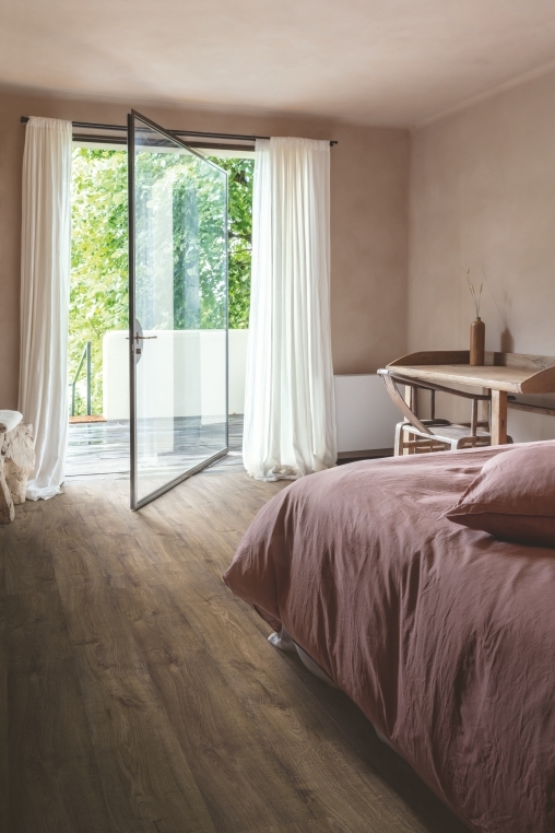 Quick-Step vinyle Alpha Vinyl Bloom 5+1 - chêne d'automne chocolat 40199 - 6 x 209 x 1494