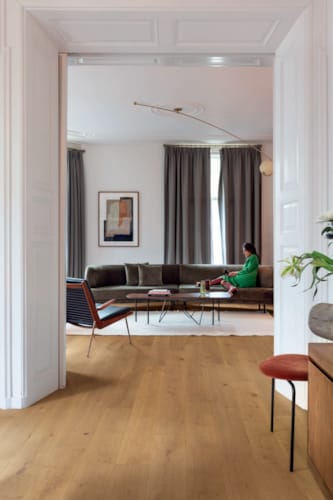 Quick-Step parquet Cala - Chêne châtaigne foncé extra mat 7447 - 13 x 220 x 2200 mm