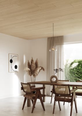 Lambris plafond Maestro - Pepper Oak 00128 - 10 x 190 x 1200 mm
