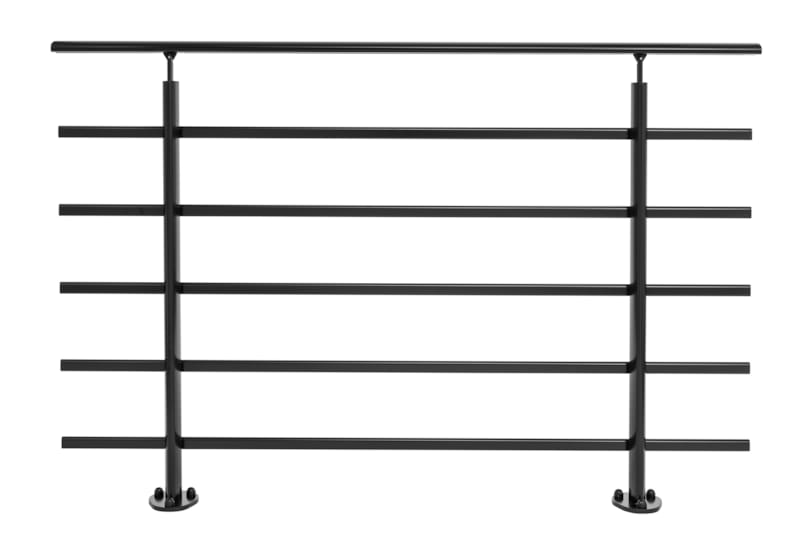 Kit Pure Black Fixation Au Sol - Noir (RAL 9005) 150 cm