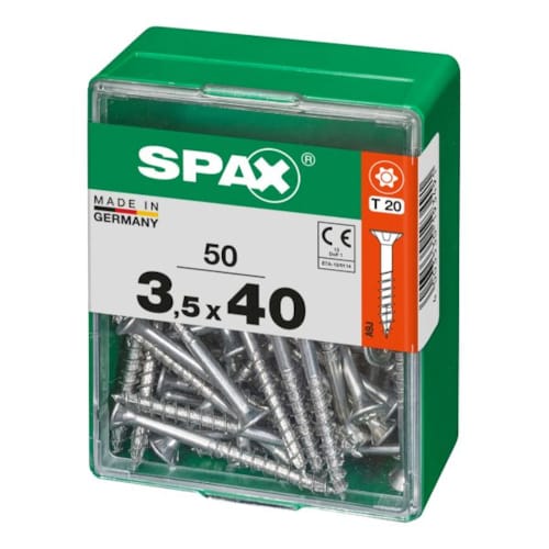 SPAX vis T-STAR+ WIROX - 3,5x40 M (boite 50 pces)