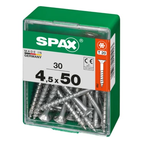 SPAX vis T-STAR+ WIROX - 4,5x50 M (boite 30 pces)