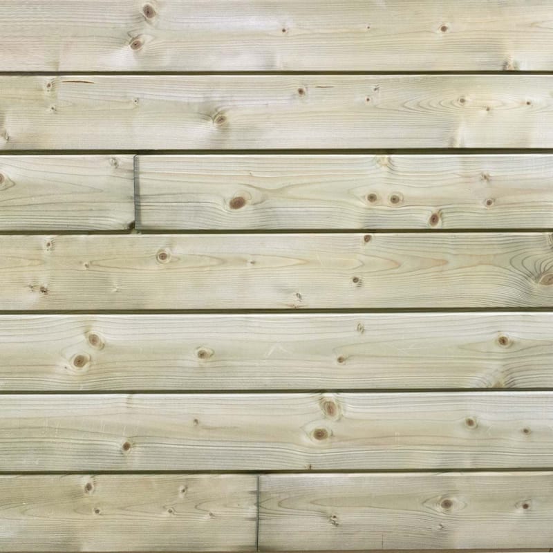 Bardage sapin autoclavé - Brut - 21 x 125 x 3900 mm