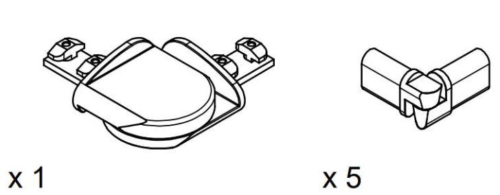 Pure Titanium Kit D'Angle Alu Anodisé