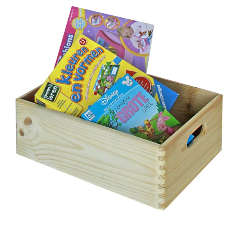Caisse de rangement pin 40x30x14 cm