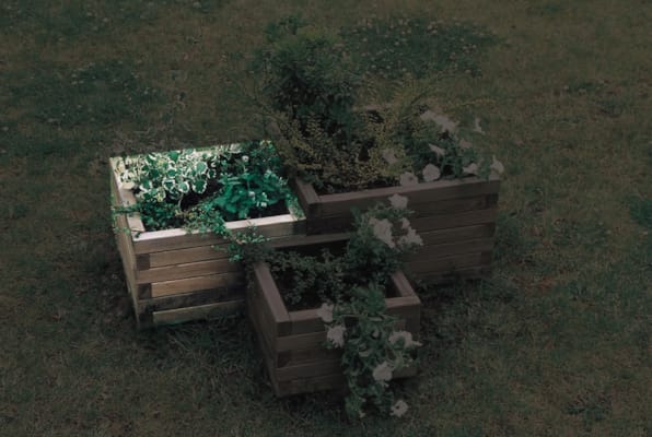 Bac à fleurs - Square 50x50x30 cm