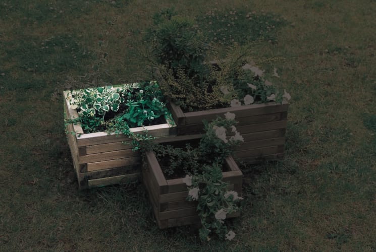 Bac à fleurs - Square 50x50x30 cm