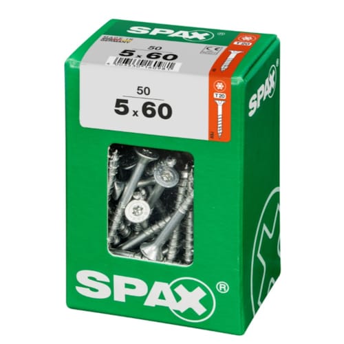 SPAX vis T-STAR+ WIROX - 5x60 L (boite 50 pces)