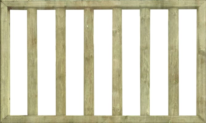 Panneau à barreaux (grand) 0,99m x 0,60 m