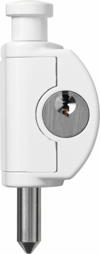 Tige de condemnation à clé blanc