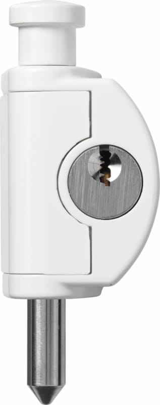 Tige de condemnation à clé blanc