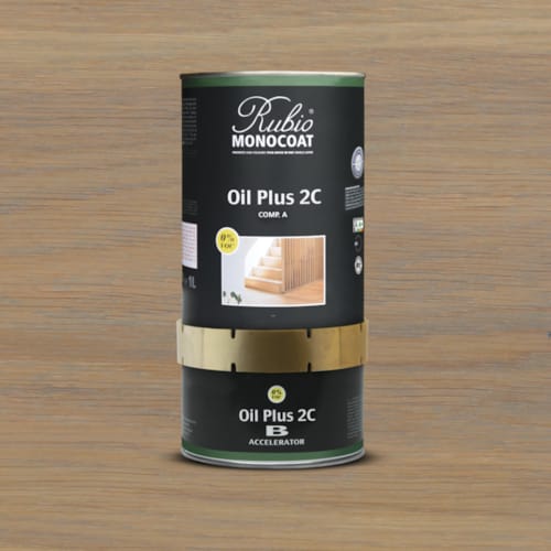 Rubio monocoat oil + 2c set - 1300 ml - Titanium grey