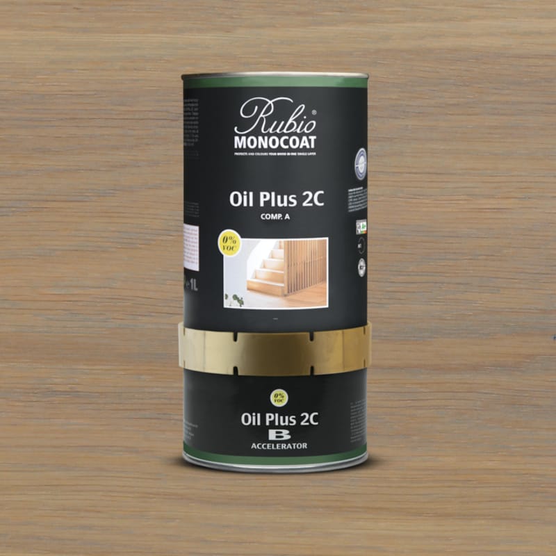 Rubio monocoat oil + 2c set - 1300 ml - Titanium grey