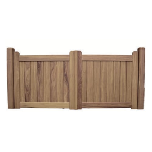 Porte Newcastle - Iroko - 1,17 m x 1,25 m