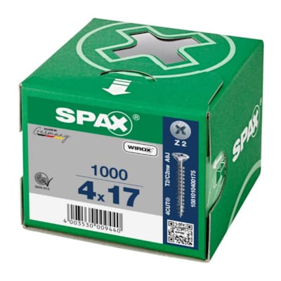 SPAX vis universelle WIROX - 4x17 (bte 1000 pces)