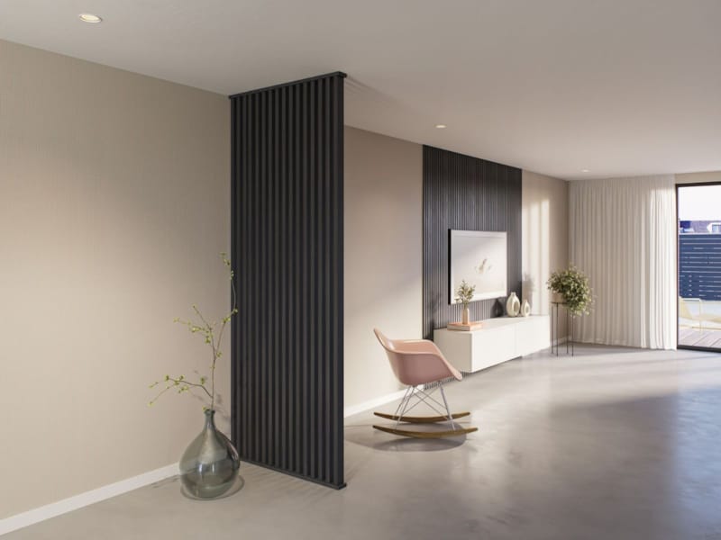 CanDo roomdivider profils sol et plafond 90° pour cloison - Chêne lave - 1000 mm