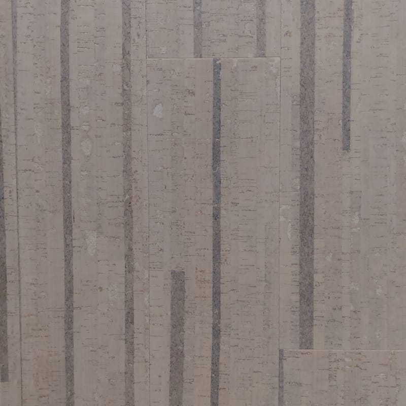 Revêtement de sol liège - chemin anthracite - 7 x 19 x 1225 mm