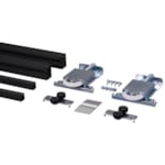 StoreMax kit R60 rail pour porte coulissante noir mat