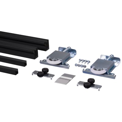 StoreMax kit R60 rail pour porte coulissante noir mat