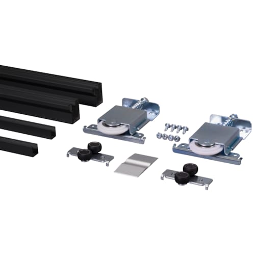 StoreMax kit R60 rail pour porte coulissante noir mat