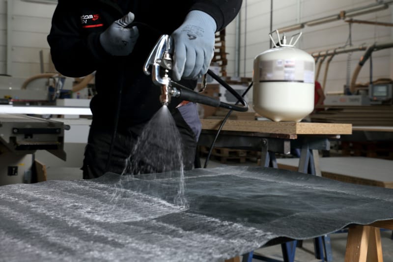 Rectavit set colle pulvérisable + pistolet - Bois et intérieur - TurboSpray Click&Fix