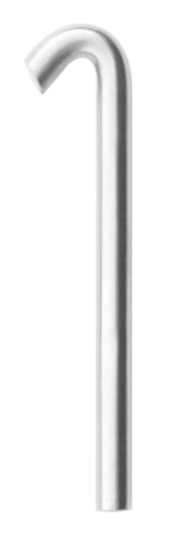 Chiffre 1 arrondi en inox pour façade