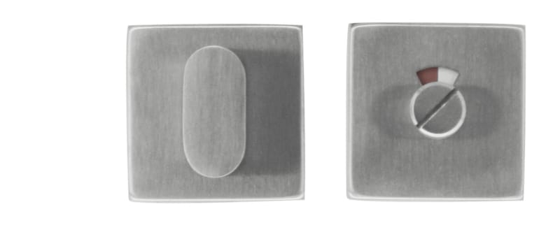 Garniture WC Kubic shape - Inox