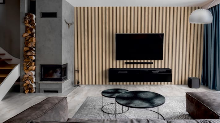 Lambris acoustique Ter Hürne SilentDesign chêne tiber 1 face - 21 x 520 x 2400 mm