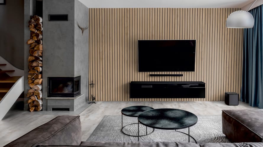 Lambris acoustique Ter Hürne SilentDesign chêne tiber 1 face - 21 x 520 x 2400 mm