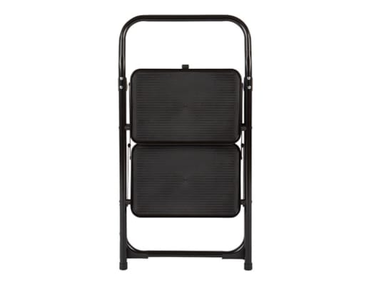 Escabelle - 2 marches larges - Noir