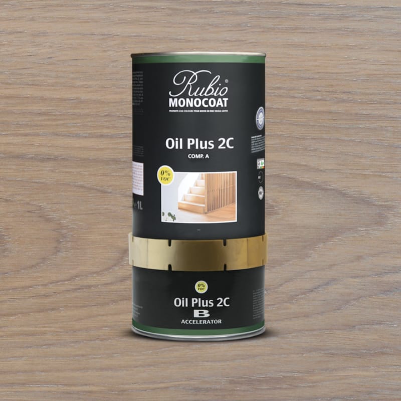 Rubio monocoat oil + 2c set - 1300 ml - White