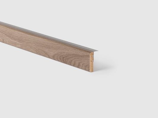 Nez de marche + profil Alu - Maestro Steps - Louisiana Oak 00107 12x56x1300 mm