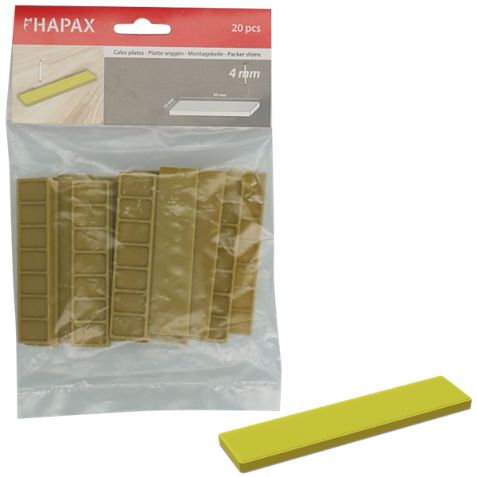 Cales plates 4x22X95 | 20 pcs