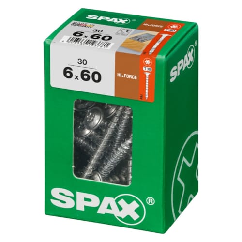 SPAX vis HI.FORCE WIROX - 6x60 L (bte 30 pces)