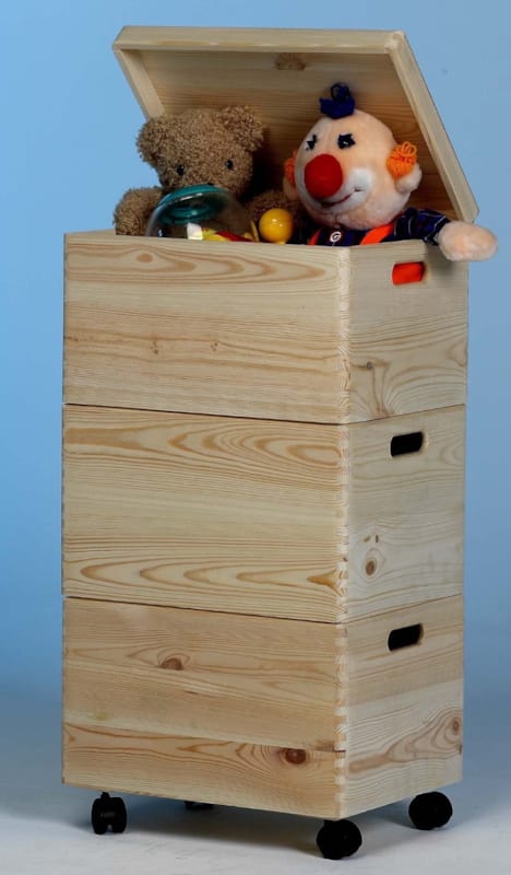 Lot de 3 caisses rangement pin