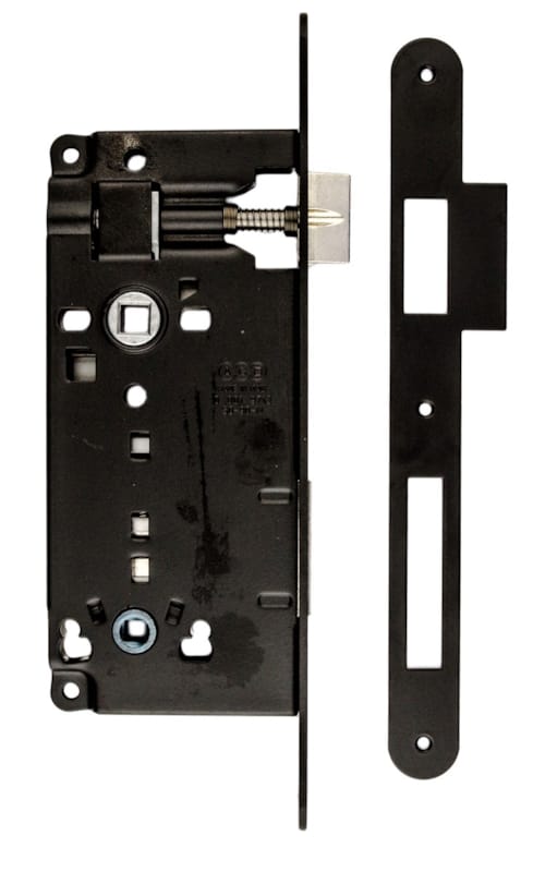 Serrure AGB noir wc 90mm