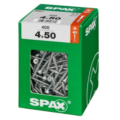 SPAX vis T-STAR+ WIROX - 4x50 XXL (boite 400 pces)
