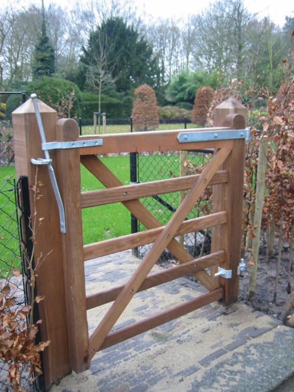 Porte-barrière Field Gate - Double croissillon 1m20 x 3m