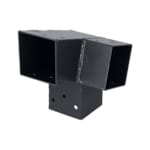 Suki connecteur 71 x 71 mm angle 105° 3D (droite) pour poteau bois 70 x 70 mm