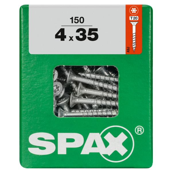 SPAX vis T-STAR+ WIROX - 4x35 L (boite 150 pces)