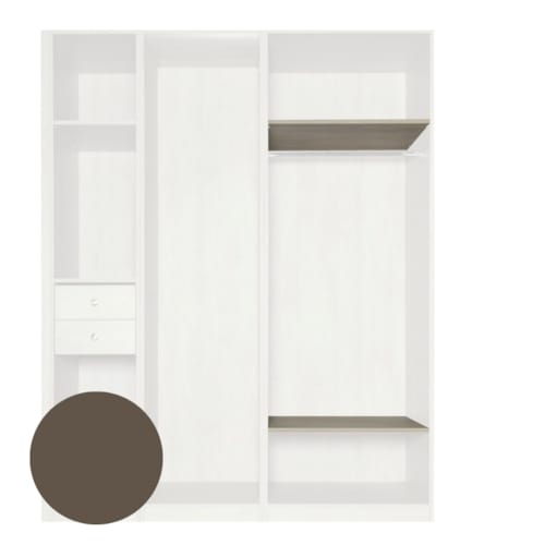 MOKI ESPACE tablettes mobiles latté 750 mm - 2 pc