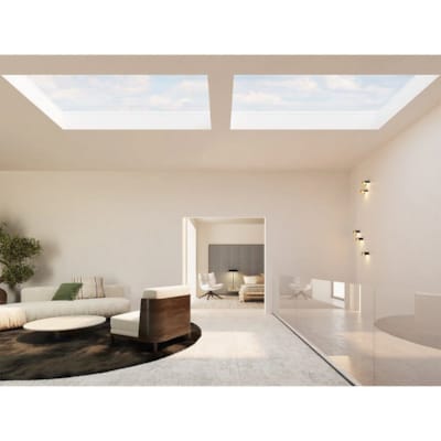 Coupole plate Iwindow 2 - Modèle fixe clair + costière