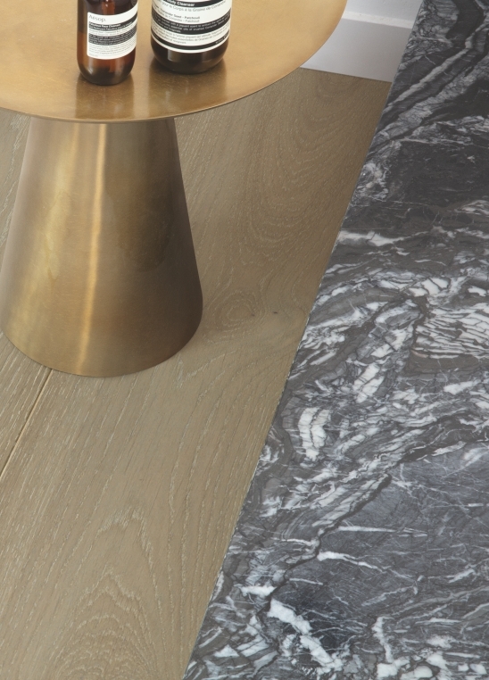 Quick-Step parquet Cascada - Chêne tempête clair extra mat 5110 - 13 x 190 x 2200 mm