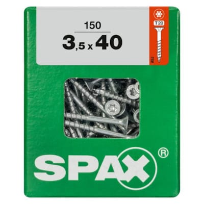 SPAX vis T-STAR+ WIROX - 3,5x40 L (boite 150 pces)
