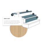 Bande de chant Maestro Steps FLORIDA OAK 60x400 mm